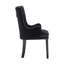 Jersey Velvet Dining Chair - Ergonomic Scoop Knockerback and Solid Wood Legs - Button back Armchair for Dining Room Living Room Restaurants-514057773-479180477