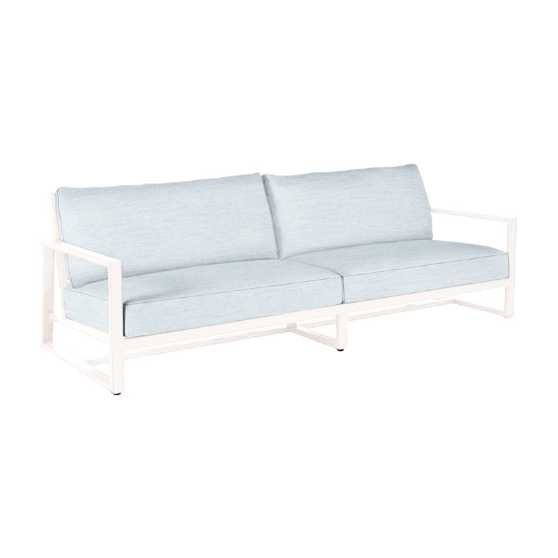 Avondale Aluminum Sofa - Chalk, No Welt, Chalk, Paper Sky