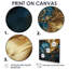 Warm Gold Deep Ocean Fractal - Fractals, impression d'art mural-285710714-285710712