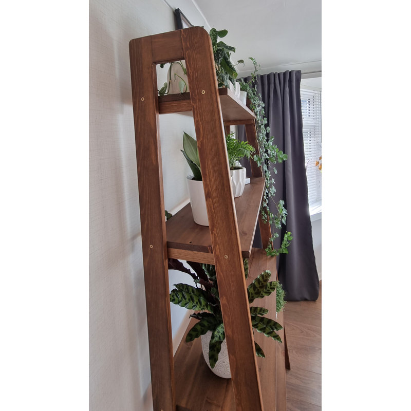 Lene 190cm H Solid Wood Standard Bookcase
