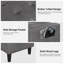 Banc avec repose-pieds 60 po-384051981