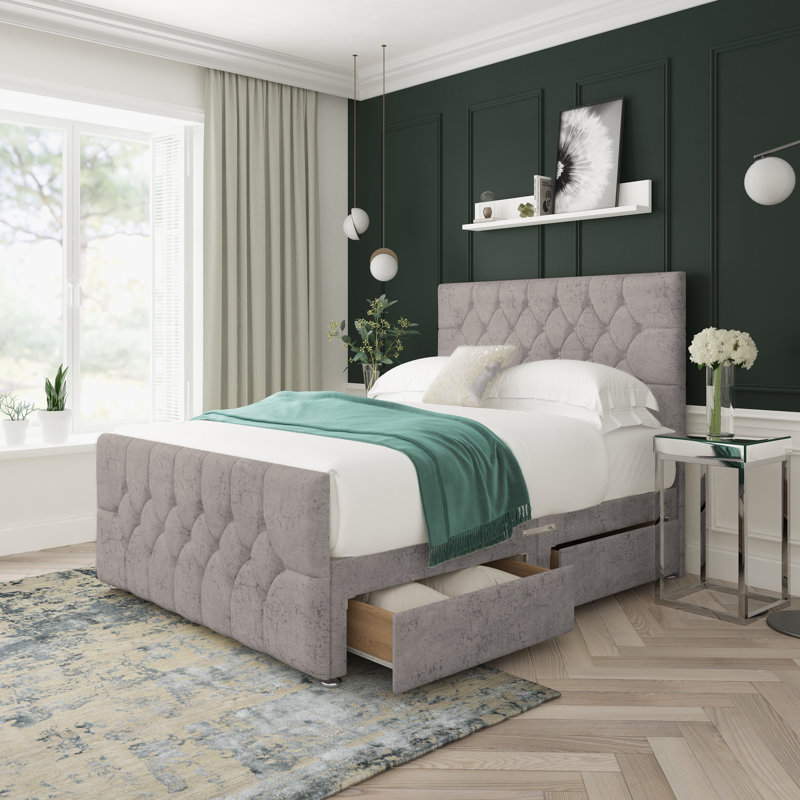 Divan Bed Base, Steel, Small Single (2'6)