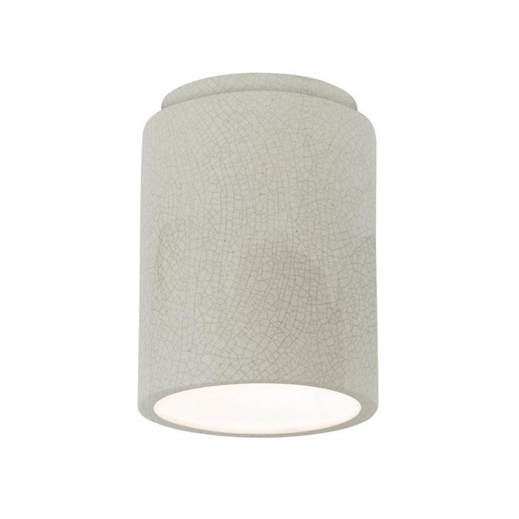 Sumatra Single Light Ceramic Flush Mount