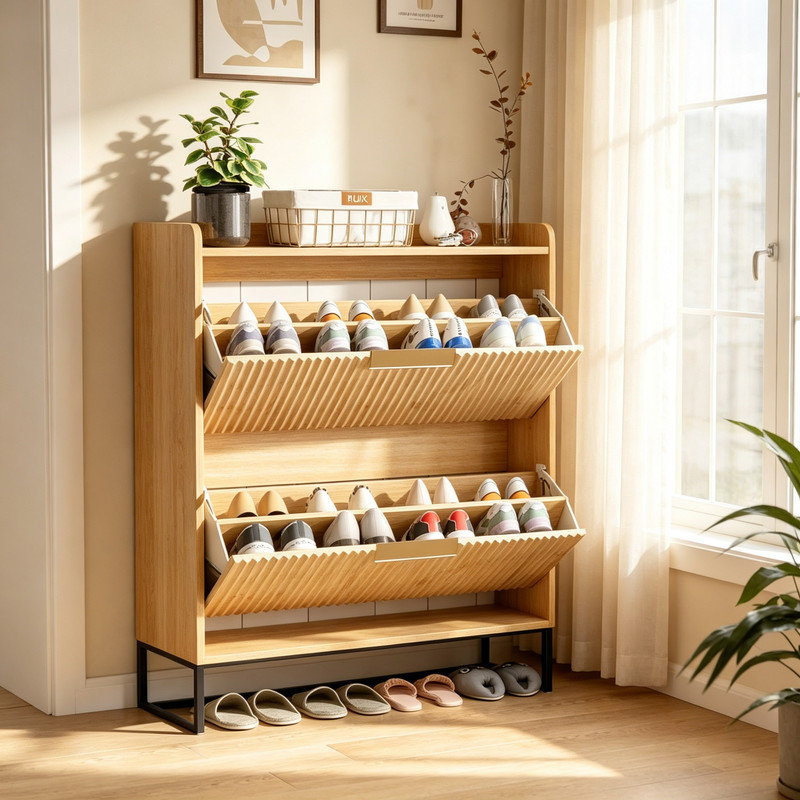 17 Pair Shoe Storage