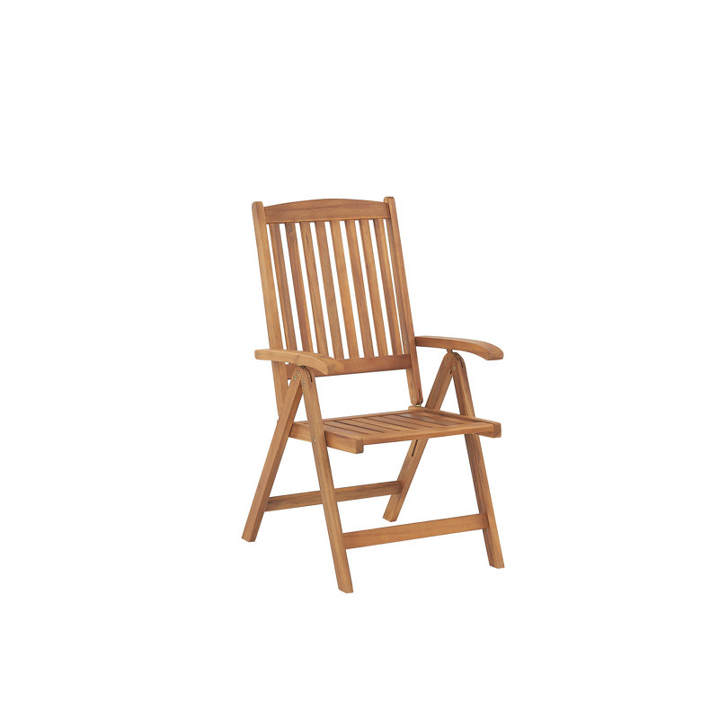 Brodbeck Folding Patio Dining Armchair with Cushion