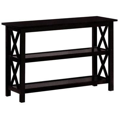Table rectangulaire en profondeur, deux tablettes pour la table de transition, construction, solution de rangement pour tablettes