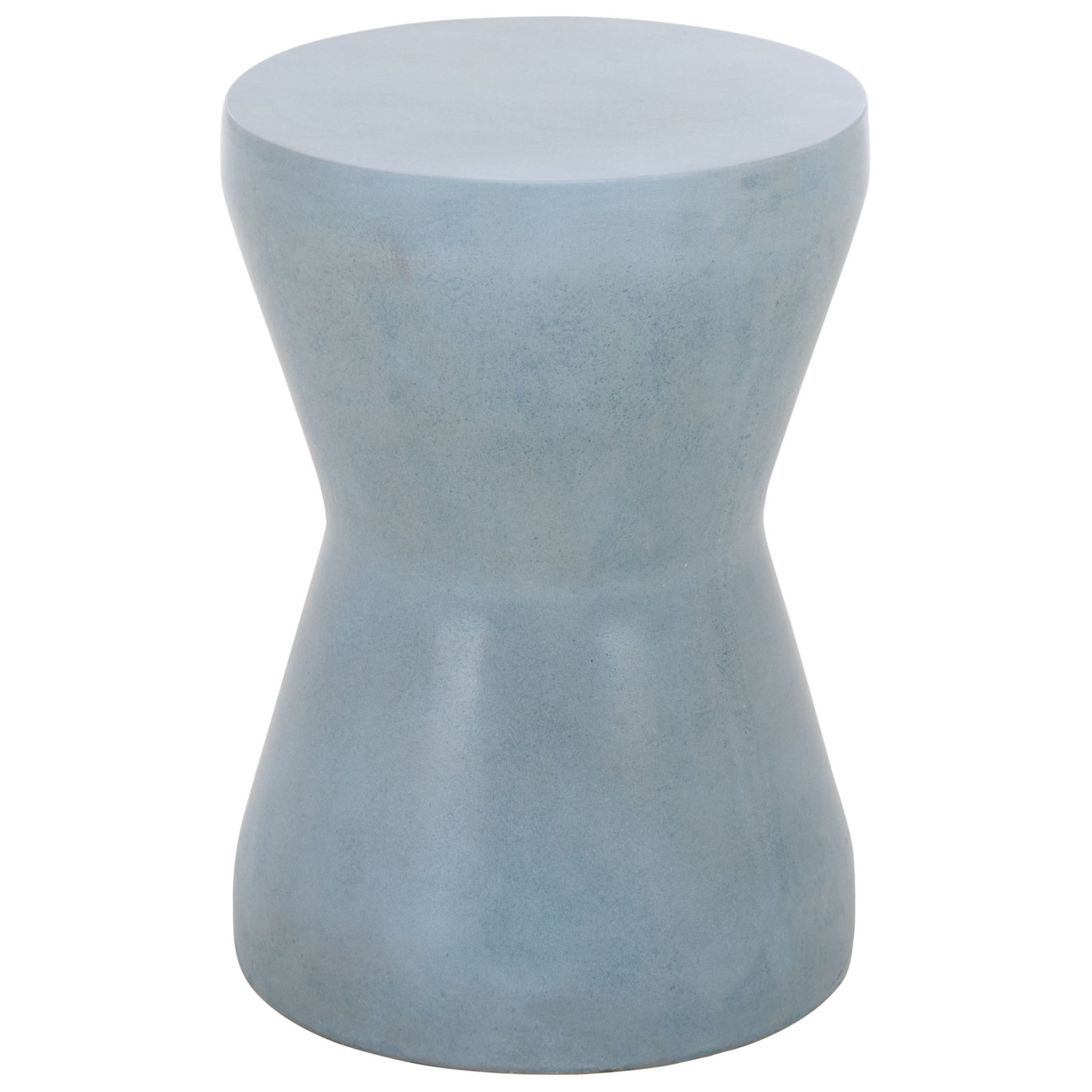Zenni Concrete Patio Table, Powder Blue