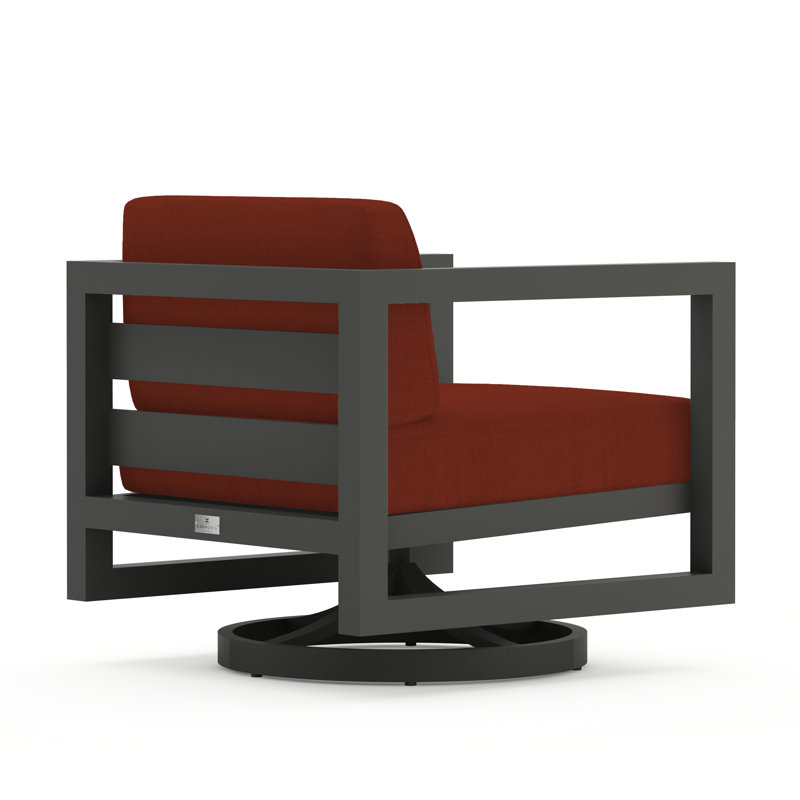 Avion Outdoor Rocker Chair, Slate, Cast Silver Sunbrella®
