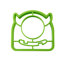 Genuine Fred EGG MONSTER Bread Cutter