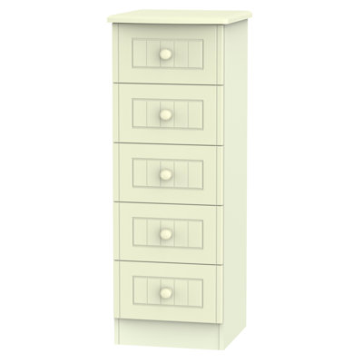 Fully Assembled Saxena 5 Drawer Chest
