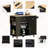 Kitchen Island With Power Outlet,Kitchen Storage Island With Drop Leaf And Rubber Wood,Open Storage And Wine Rack,5 Wheels,With Adjustable Storage For Home, Kitchen, And Dining Room-1593291751