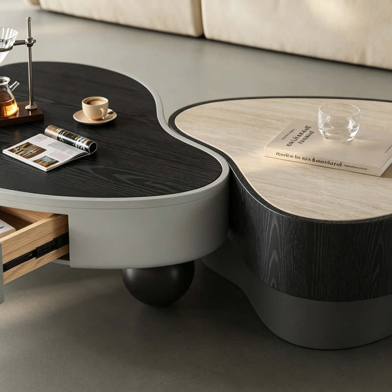 Ensemble de tables basses Unique Simple Living Storage