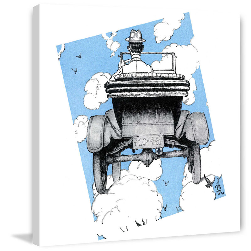 Doc Melhorn and the Pearly Gates by Norman Rockwell - 1 Piece Wrapped Canvas Wall Art, 46 cm H x 46 cm W