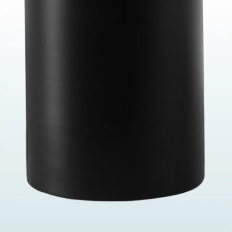 Odette Standard Metal Table Lamp in Black Finish, 22.26'' H X 14.88'' W X 14.88'' D