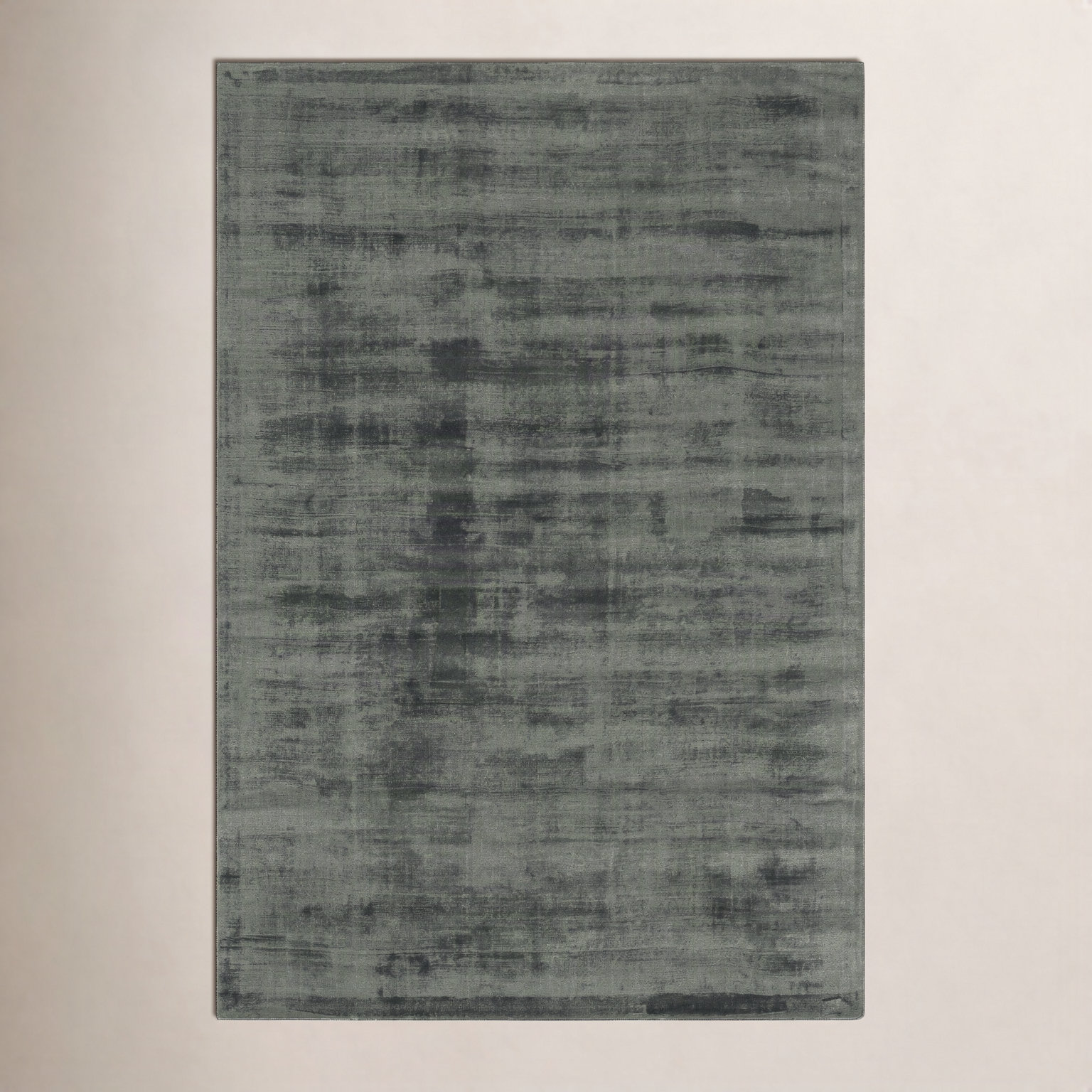 Fennel Hand-Loomed Viscose Rug, Rectangle 6' x 9'