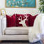 Coussin décoratif en velours Holiday Reindeer-124862066-124862070