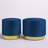 Tia Velvet Ottoman