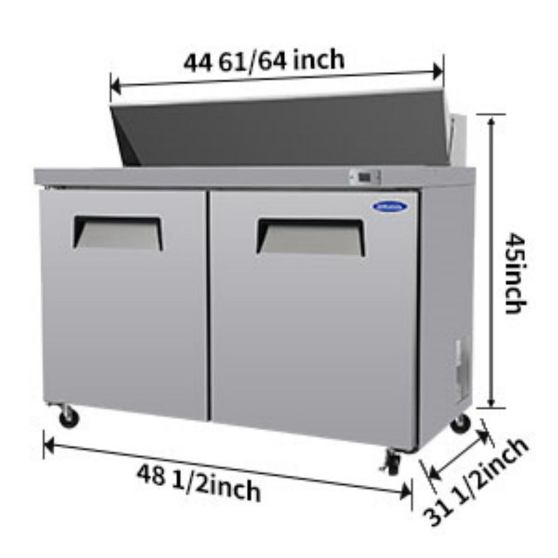 Daheat 14 Cubic Feet Prep Refrigerator