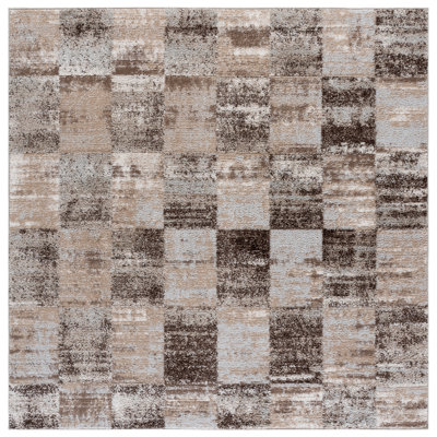 Wave Performance Checkered Indoor Rug