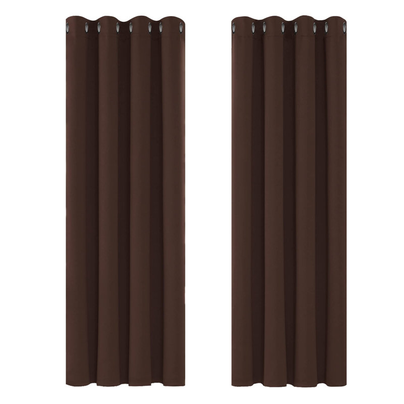 Blackout Curtain Pair, 53cm Width x 240cm Drop