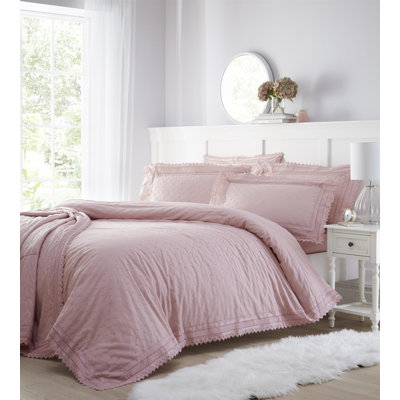 Pink 180 TC Duvet Cover Set