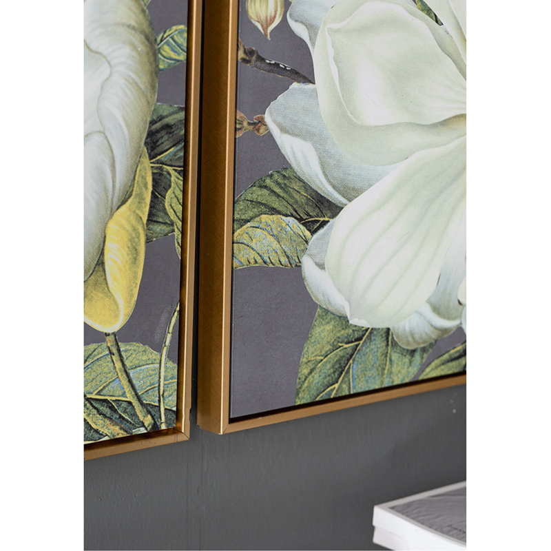 20 x impressions botaniques blanches et dorées pour la maison, de 4, décor à la maison, impressions de décor de salon, cadre ps, convient à toutes les pièces