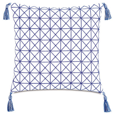 Cocobay Geometric Cotton Blend Throw Pillow