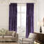 Blackout Thermal with Liner Extra Long & Extra Wide Shiny Velvet Decorative Curtain Panel-83540002-83540028