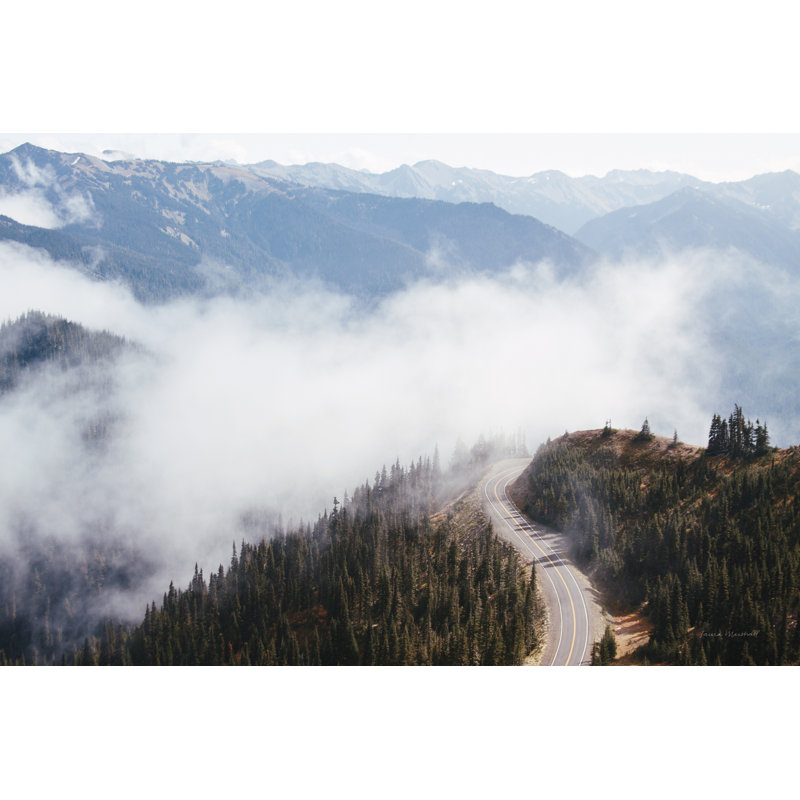 Hurricane Ridge III, H 8 po x l 12 po, Non, Toile tendue