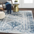 Bleu Ciel/Gris Clair/Blanc/Bleu Marine