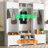 VIBE HAUS 79.1''Wide Modern Hall Tree with Shoe Storage, 4-in-1 Entryway Bench with 8 Cubbies, 7 Coat Hooks & Adjustable Shelf for Hallway, living room, White-752673890