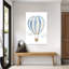 Whimsical Hot Air Balloon Dreamy Whimsical Abstract Landscape Nature Wall Art Print 1 Piece Wrapped Canvas Wall Art-1712173013