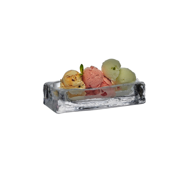 Ice Cube Rectangular Ice Cream Cup