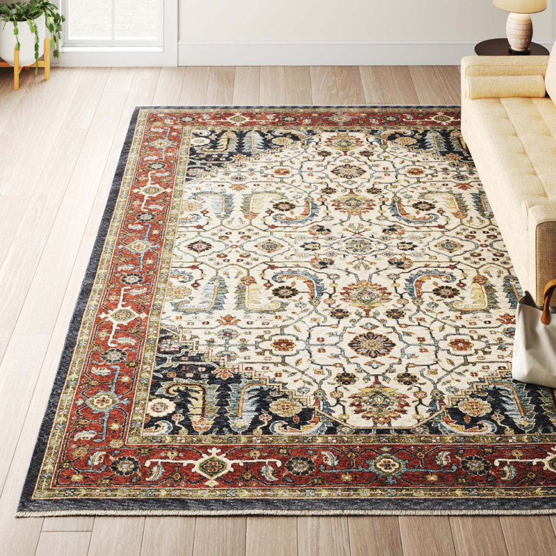 Hovis Oriental Indoor Rug, Rectangle 7'10" x 10'10"