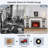 72" Farmhouse Electric Fireplace With Mantel, Fireplace Tv Stand For Tvs Up To 80 Inch, Entertainment Center With Storage, Realistic Stacked Stone Surround For Living Room-1105419407-1085694330