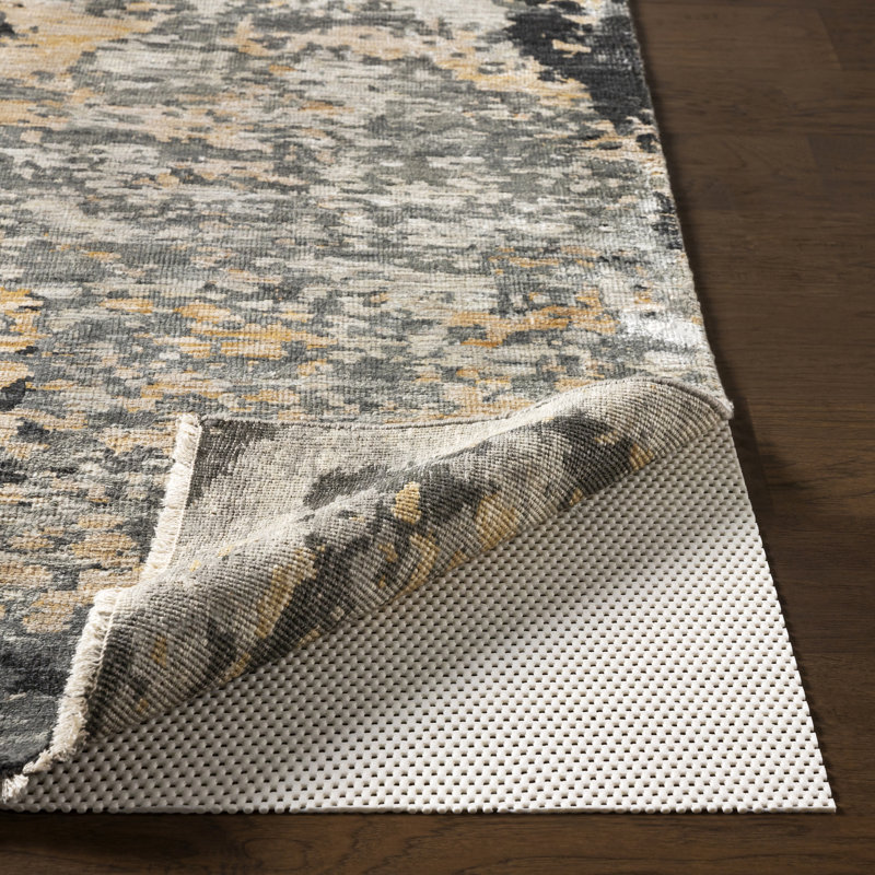 Mabry 0.15'' Thick Non Slip Rug Pad, Rectangle 4' x 6'