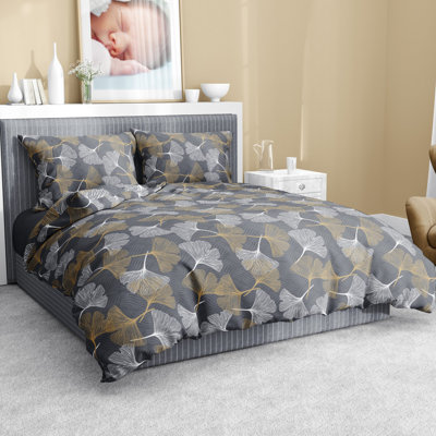 ClassicLiving Aanav Cotton Floral Duvet Cover Set with Pillowcases