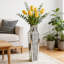 Crystal Glass Floor Vase