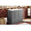 Meuble-lavabo autoportant de 36 po de style Shaker avec lavabo en céramique, tiroirs à fermeture en douceur et portes pour salles de bain modernes-1568777225