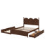 Grand lit plateforme avec lit gigogne