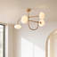 Annalysa Glass Semi Flush Mount