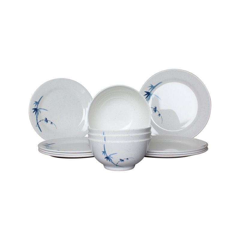 Piece Melamine Dinnerware Set - Service for 4