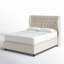 Lit tapissier capitonné standard à profil bas Tomey-21687095-16769511