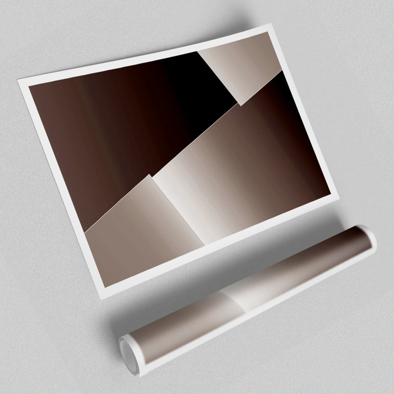 Square On Square - No Frame Print, 42 cm H x 59.4 cm W