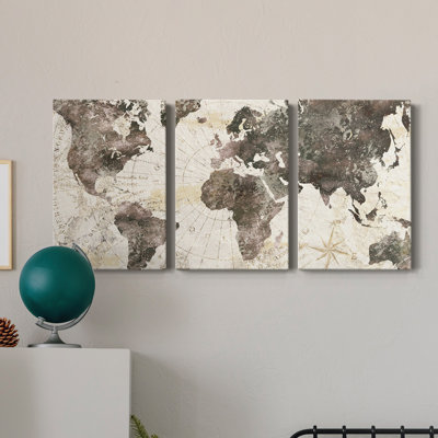 Terra Nova - Toile tendue avec châssis de qualité supérieure - prête à être accrochée