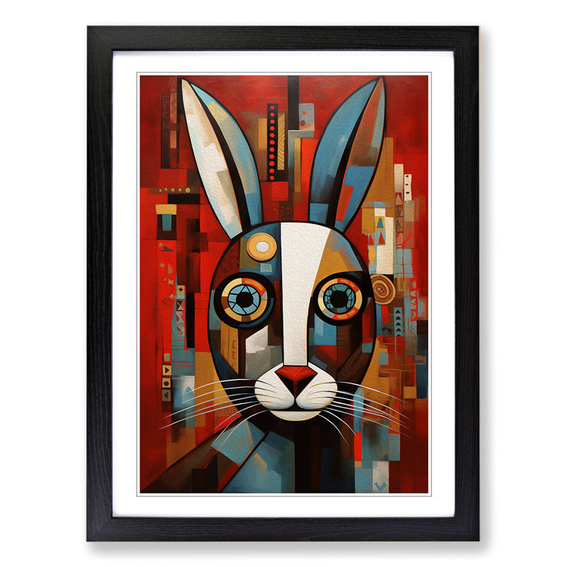 Hare Constructivism No.2 - Framed Print