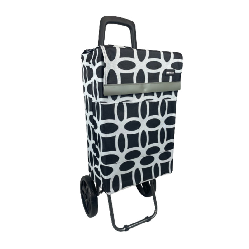 98cm H x 38cm Wx 20cm D 20kg Hand Truck Trolley, Blackshape