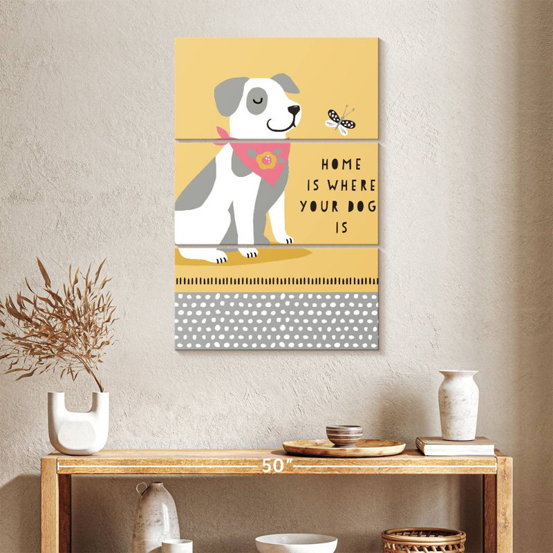 Brampt Dog Patch I, 38" H x 24" W