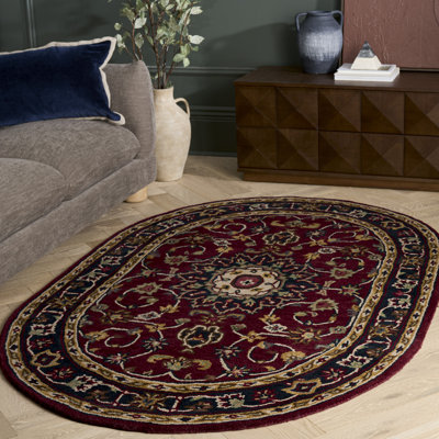 Mcauliffe Hand Tufted Wool Oriental Rug