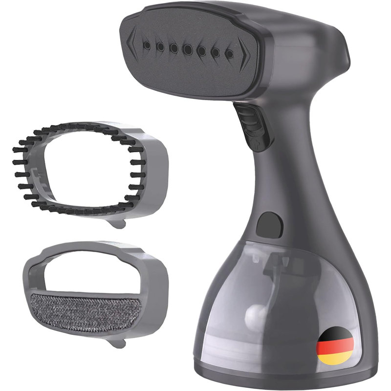 LEBENLANG 1500W Quick Hand Steamer For Clothes With 2 Steam Modes, Black